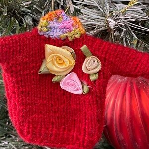 Christmas Ornament Handmade Mini Sweater